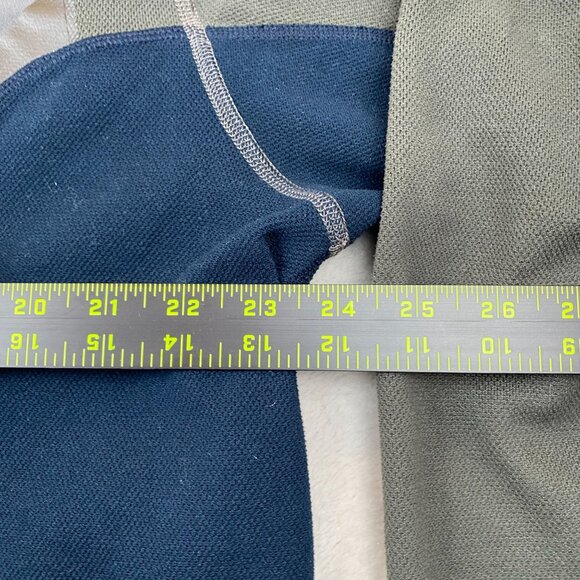 The North Face Men's Half-Zip Pullover Sweatshirt XL Polyester Gray & Blue - Picture 4 of 9